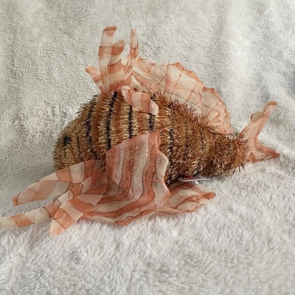 Ganz Webkinz Lionfish Orange Striped Fish No Code HM355 Stuffed Toy - Picture 2 of 6